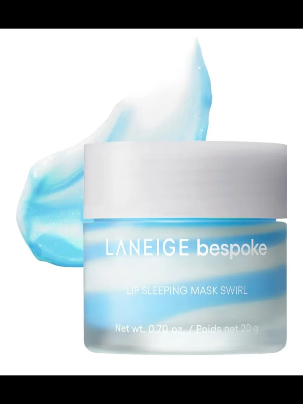 LANEIGE Bespoke Lip Sleeping Mask Swirl - Blue Cream Soda & Champagne 20g New